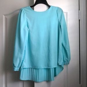 Light blue blousey tunic